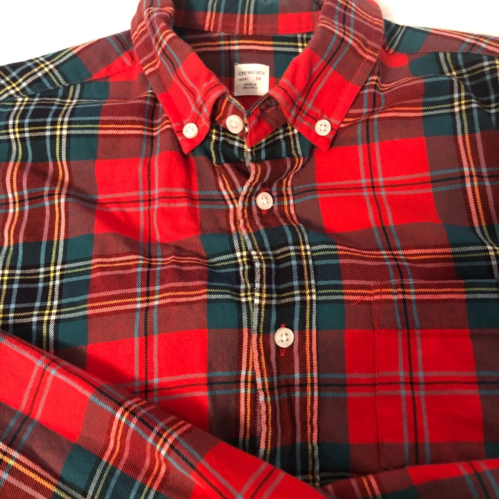 Crewcuts plaid button down - Picture 3 of 3